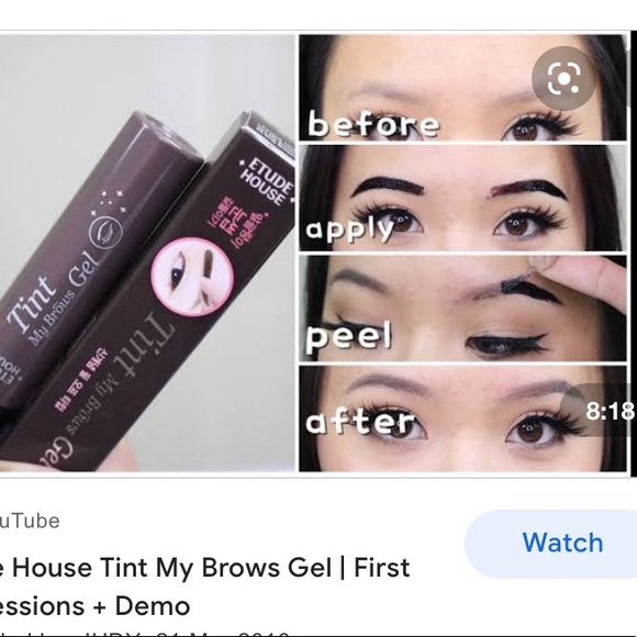 🌎Etude House - Eyebrows Gel. Colour -Brown - Picture 10 of 11